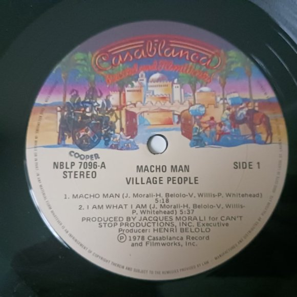 Vintage Village People Macho Man vinyl record, 1978 original first pressing - Picture 11 of 12